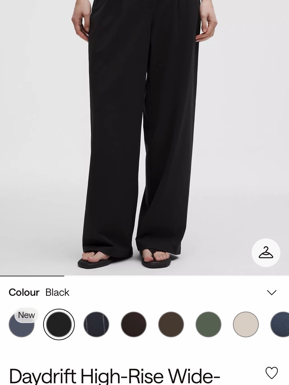 Daydrift High-Rise Wide-Leg Trouser Regular Small